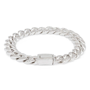 12mm Iced Miami Cuban Bracelet