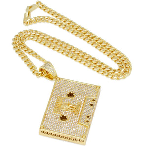 King Ice x Death Row Records- Executive Cassette Necklace