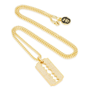 Double-Edge Razor Blade Necklace