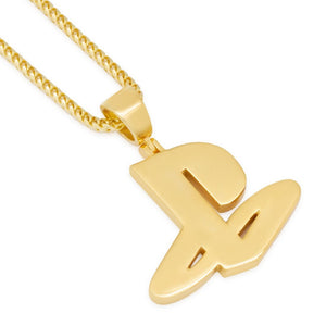 Inspired by PlayStation® - Solid 14K Gold Classic PS Logo Necklace