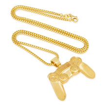 Load image into Gallery viewer, Inspired by PlayStation® - Solid 14K Gold Controller Necklace
