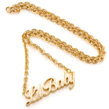 Load image into Gallery viewer, King Ice Lil Baby Gold Women&#39;s Necklace
