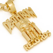 Load image into Gallery viewer, 14K Solid Gold King Ice x Death Row Logo Necklace
