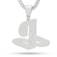 Load image into Gallery viewer, Inspired by PlayStation® - Iced Classic PS Logo Necklace
