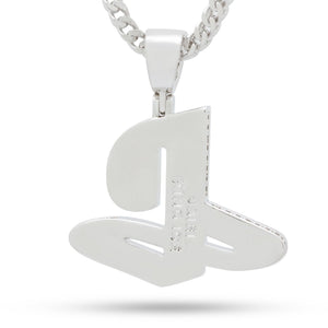 Inspired by PlayStation® - Iced Classic PS Logo Necklace