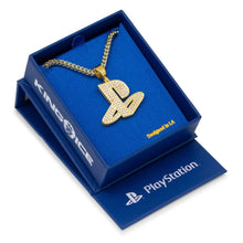 Load image into Gallery viewer, Inspired by PlayStation® - Iced Classic PS Logo Necklace
