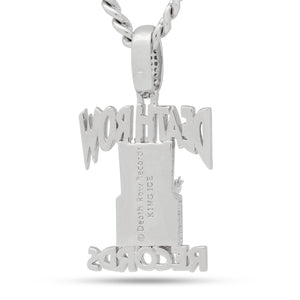 King Ice x Death Row Records .925 Sterling Silver Iced Necklace