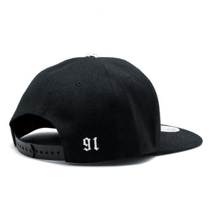 King Ice x Death Row Records- Black Flat Brim Baseball Hat