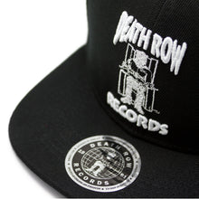 Load image into Gallery viewer, King Ice x Death Row Records- Black Flat Brim Baseball Hat
