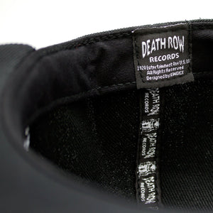 King Ice x Death Row Records- Black Flat Brim Baseball Hat