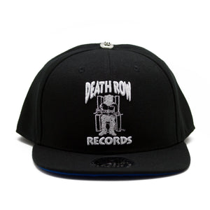 King Ice x Death Row Records- Blue Flat Brim Baseball Hat