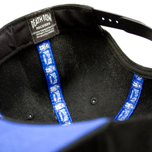 King Ice x Death Row Records- Blue Flat Brim Baseball Hat