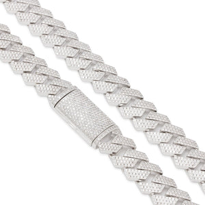 18mm Diamond Cut Miami Cuban Chain