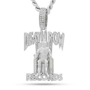 King Ice x Death Row Records .925 Sterling Silver Iced Necklace